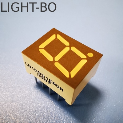LED Ekranı Süper Parlak Kırmızı Tek Rakam 0.39 inç 7 Bölüm Araç Panosu için Ortak Katot