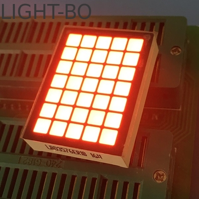 Asansör kat numarası göstergesi için süper parlak kırmızı kare DOT Matrix 5 * 7 LED ekran