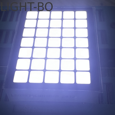 Asansör kat numarası göstergesi için süper beyaz kare DOT Matrix LED ekranı 5 * 7