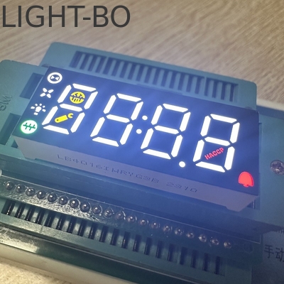 Çok renkli 4 basamaklı 7 segmentli LED ekran buzdolabı kontrol paneli için ortak anot