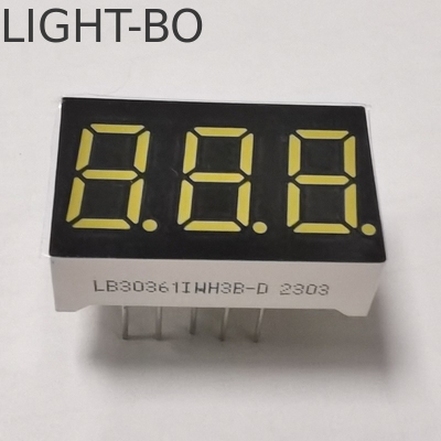 Ultra Parlak Beyaz 3 Rakamlı 7 Segment LED Ekranı 0,36 