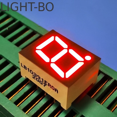 LED Ekran Ortak Anod Süper Parlak Kırmızı Tek Rakam 0.39 inç 7 Segment Enstrüman Paneli için