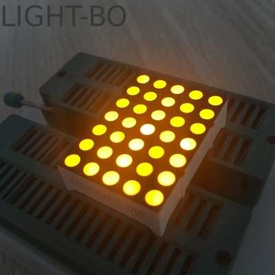 İyi bir fiyat. Hareketli işaretler / Mesaj Taşları için Süper Parlak Sarı DOT Matrix LED Ekranı 3mm çevrimiçi