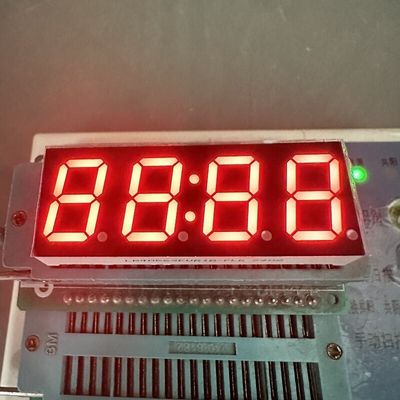 Sıcaklık Kontrolü İçin 4 Haneli 14.2mm Süper Parlak Kırmızı Ortak Anot 7 Segment LED Ekran