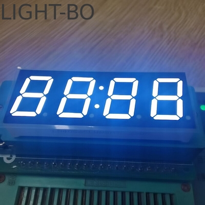 4 basamaklı 14.2mm Turuncu 7 Bölümlü LED Ekran Sıcaklık Kontrolü İçin Ortak Anot