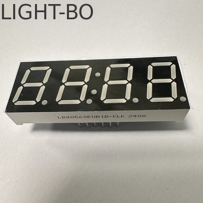 Sıcaklık kontrolü için 4 basamaklı 14.2mm Saf yeşil 7 segmentli LED Ekran Ortak Anot