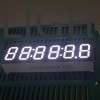 İyi bir fiyat. Beyaz 7 Segment LED Ekran 6 Rakam 9.2mm Dijital Geri Sayım Zamanlayıcısı için Ortak Katot çevrimiçi