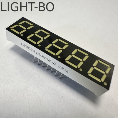 İyi bir fiyat. Ultra Beyaz 7 Segment LED Ekranı Dijital Gösterge için 5 Rakam 0.39 inç Ortak Anot çevrimiçi