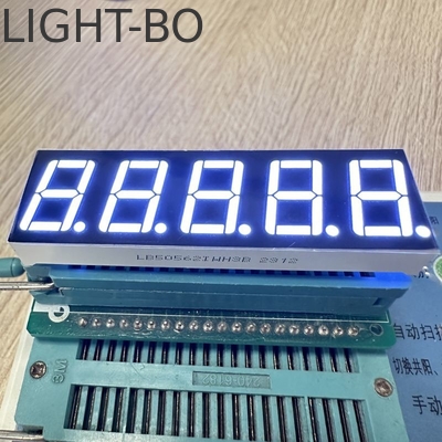 Ultra Beyaz 0,56 inç 5 basamaklı 7 segmentli LED Ekran İşlem Kontrolü için Ortak Anot