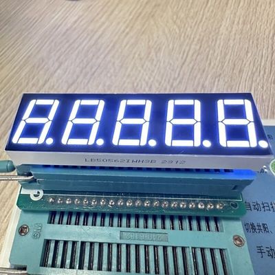 Ultra Parlak Beyaz 0.56 inç 5 Haneli 7 Segment LED Ekran, Ortak Anotlu, Proses Kontrolü İçin