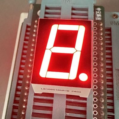 İyi bir fiyat. Dijital Gösterge İçin Ultra Parlak Kırmızı Tek Haneli 0.8 İnç 7 Segment LED Ekran Ortak Katot çevrimiçi