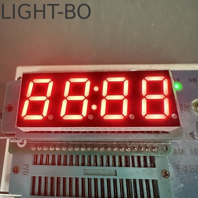 4 basamaklı 7 bölümlü ortak anodlu LED ekranı endüksiyonlu fırın için ultra kırmızı