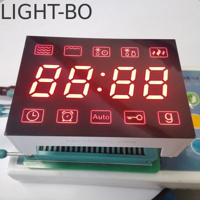 Ultra Kırmızı 7 Segment LED Ekran 4 Rakamlı Ortak Katot Fo Mikrodalga Kontrolü