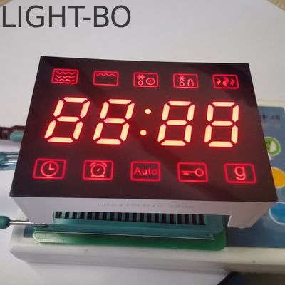 Genel Anod Ultra Parlak Kırmızı 7 Bölümlü LED Ekran 4 Rakamlı Fo Mikrodalga Kontrolü