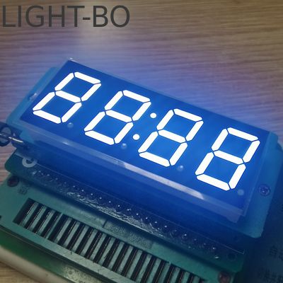 4 basamaklı 7 segmentli LED Saat Ekranı Dijital Zamanlayıcı için Beyaz 14.2mm