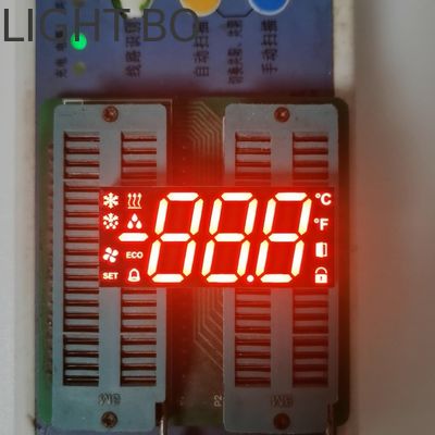 Ultra Parlak Kırmızı Ortak Katot Özel Dondurucu / Dondurucu Kontrolü için Yedi Segment LED Ekran