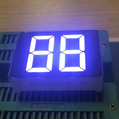 Dijital Su Isıtıcı için Ortak Anot 20mm 2 Haneli 7 Segment Ultra Parlak Beyaz LED Ekran