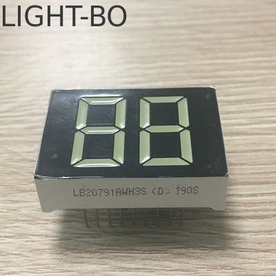 İyi bir fiyat. Ultra parlak Kırmızı Ortak Anot 20mm Beyaz 2 Rakamlı 7 Segment LED Ekran çevrimiçi