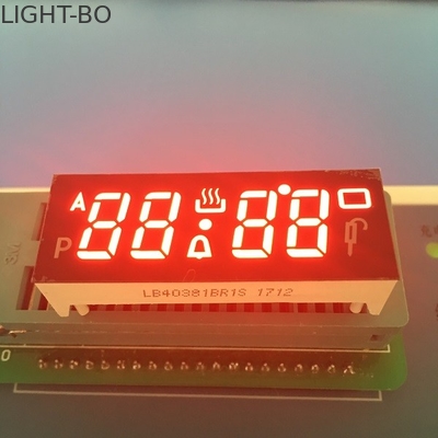 Süper Kırmızı Özel LED Ekran Ortak Anot 4 Haneli 7 Segment DIP Pin Tipi