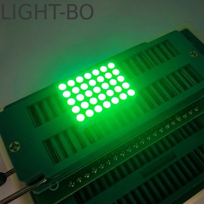 İyi bir fiyat. 1.9mm Common Cathode DOT Matrix Saf Yeşil LED Ekranı çevrimiçi