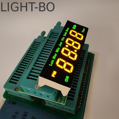 Zamanlayıcı kontrolü için 4 Haneli 7 Segmentli Sarı/Yeşil LED Ekran
