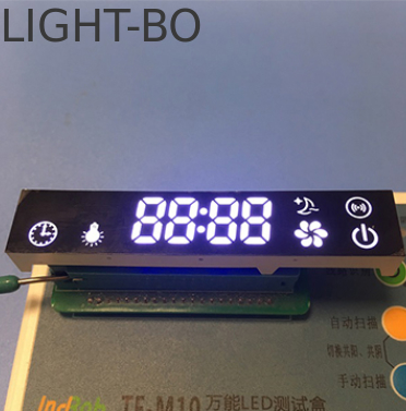 Düşük maliyetli ultra beyaz 7 segmentli led ekran modülü, davlumbaz / ocak davlumbazı için