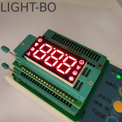 Buzdolabı denetleyici için kırmızı 3 basamaklı 7 segmentli LED ekran