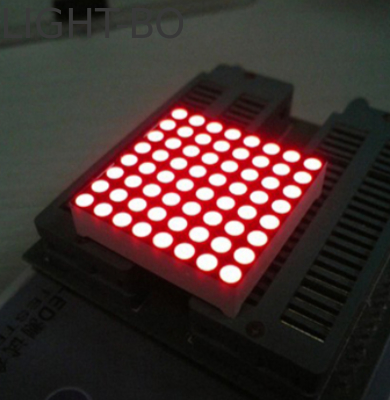 1.26 inç 3mm 8 x 8 Amber Nokta Vuruşlu LED Ekran