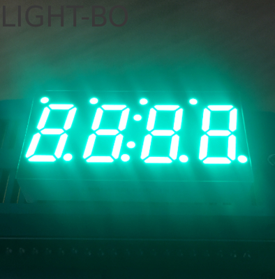 Temperatür kontrolörü için saf yeşil 0.49 inç 4 basamaklı 7 segmentli LED ekran