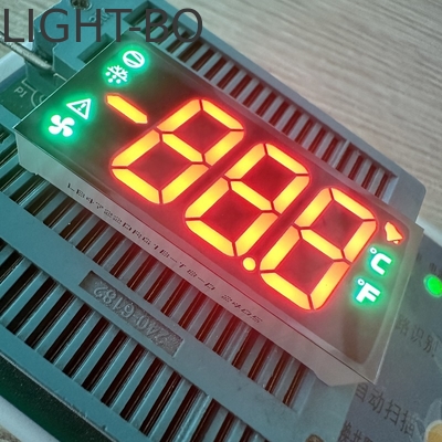 İyi bir fiyat. Dijital Soğutma Sistemleri için Kırmızı/Saf Yeşil LED Ekran 7 Segment 17mm ortak katot çevrimiçi