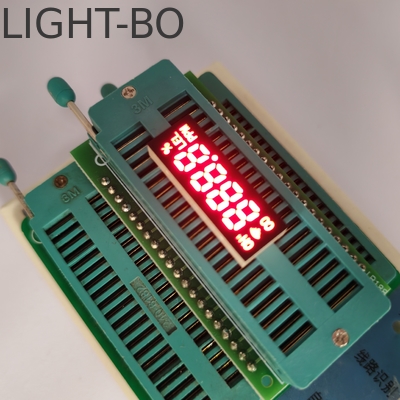 Ev aletleri için kırmızı 4 basamaklı 7 segmentli LED saat ekranı