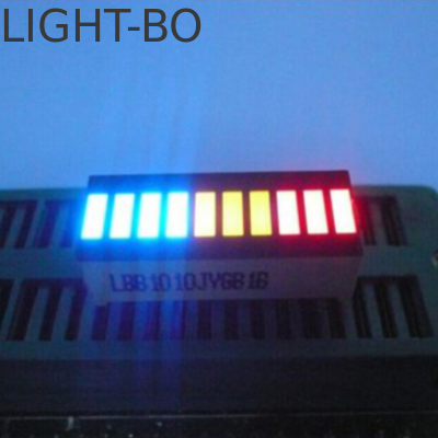 İyi bir fiyat. 25.4x10.1mm Çok renkli 10 segmentli LED Ekran Modülleri Işık çubuğu çevrimiçi