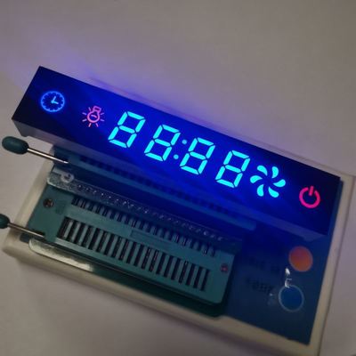 İyi bir fiyat. Customized Blue/ Red/Yellow 7 Segment LED Display Module for Kitchen Hood Control çevrimiçi