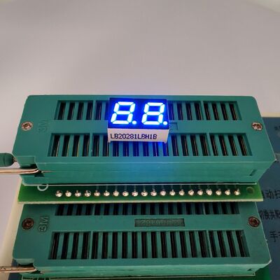 İyi bir fiyat. Elektronik Sistemler için Ultra Parlak Mavi 2 basamaklı 7 Segment LED Ekran çevrimiçi