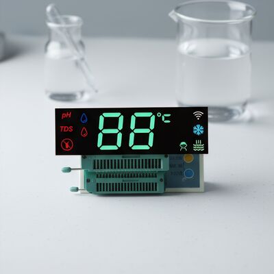 Su dağıtıcıları için özelleştirilmiş çok renkli, kapalıyken görünmeyen 7 segmentli LED ekran