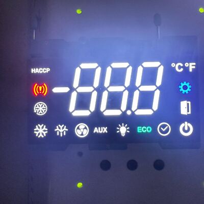 Soğuk oda sıcaklığı kontrolörü için özelleştirilmiş 3 basamaklı 7 segmentli LED ekran