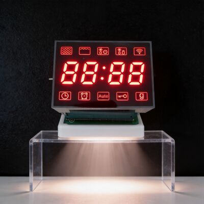 Dijital mikrodalgalar ve elektronik ölçüm ekipmanları için Ultra Parlak Kırmızı 4 basamaklı özelleştirilmiş LED ekran