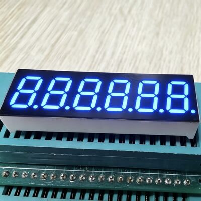 Mavi 6 basamaklı 0.36 inçlik 7 segmentli LED ekran, Enstrümant paneli için yaygın olarak kullanılır