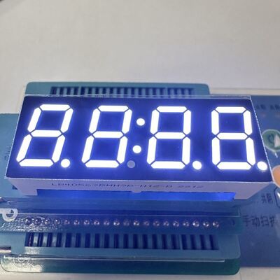 Sıcaklık kontrolü için 4 basamaklı 14.2mm Saf yeşil 7 segmentli LED Ekran Ortak Anot