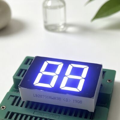 İyi bir fiyat. Dijital Su Isıtıcı için Ultra Parlak Beyaz 20mm 2 Haneli Ortak Katot 7 Segment LED Ekran çevrimiçi