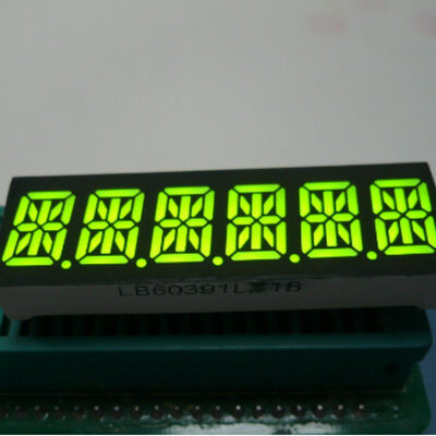 İyi bir fiyat. Elektronik Uygulamalarda Uzun Çalışma Ömrü için Ortak Anotlu Ultra Parlak 14 Segment LED Ekran çevrimiçi