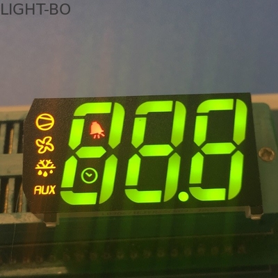 Özel tasarım Çok Renkli Üçlü basamak 7 segment buzdolabı kontrolü için led ekran