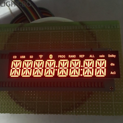 Bluetooth Ses Alfanümerik Led Ekran 8 Haneli 14 Segment Ultra Kırmızı Kolay Montaj