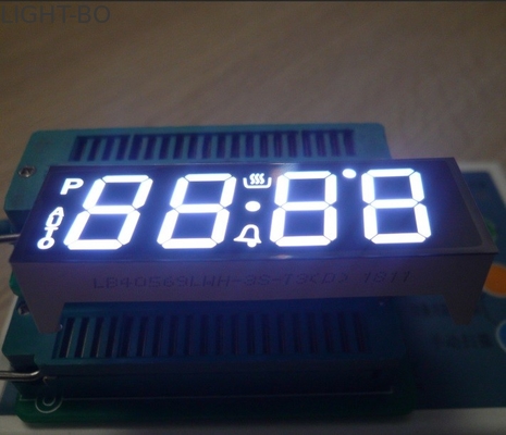 Ultra beyaz özelleştirilmiş 7 segment led ekran fırın kontrolü için 4 haneli