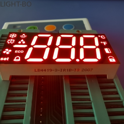 Üçlü Ortak Anot 100mcd 17mm 7 Segment LED Ekran