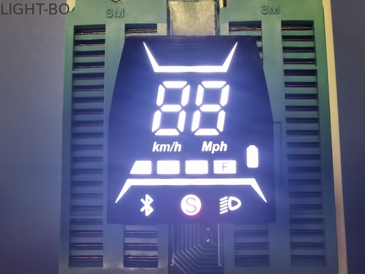 Elektrikli Scooter için Ultra Beyaz / Kırmızı / Sarı Özelleştirilmiş 7 Segment Led Ekran Modülü
