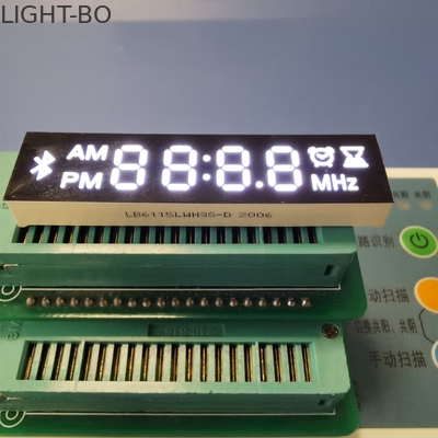 Bluetooth Hoparlör / Radyo için Özelleştirilmiş Ultra Beyaz 4 Haneli 7 Segment LED Ekran Modülü