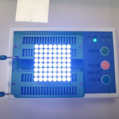 İyi bir fiyat. Dijital Göstergeler için 635nm Dalga Boyu, 100mcd Parlaklık, Sarı Segment Siyah Yüzlü 8 X 8 Nokta Matrisli LED Ekran çevrimiçi