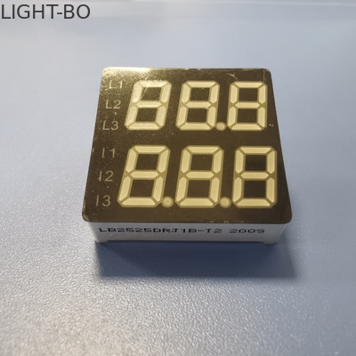 Gösterge Paneli için 18mm Yükseklik 7 Segment LED Ekran 80mW Çift Hat 4 Haneli