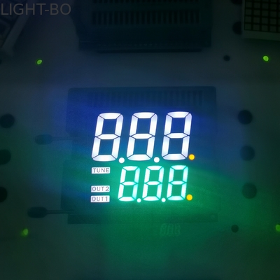Gösterge Paneli için 3 Haneli Led 7 Segment Ekran Çift Hat 120mcd 20mA
